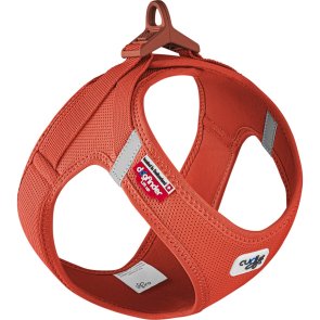 hundsele orange Curli Vest Sele Clasp Air-Mesh