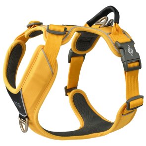 hundsele sele harness antidragsele sele comfort walk pro design reflex stadig hundkoppel hundhalsband gul lemon dog copenhagen