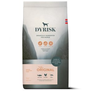 Dyrisk Original Light Senior torrfoder – norskproducerat hundfoder med färska råvaror och norskt kött, anpassat för äldre hundar