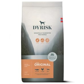 Dyrisk Original Small torrfoder norskproducerat hundfoder med färska råvaror och norskt kött, anpassat för små vuxna hundars nat