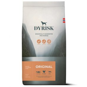 Dyrisk Voksen Original torrfoder – norskproducerat hundfoder med färska råvaror och norskt kött för vuxen hunds naturliga näring