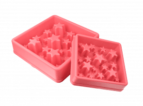 Eat Slow Live Longer matskål Stjärna Star Pink Rosa Small