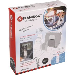 bilsätesskydd bilklädsel skyddssäte sätesskydd hund hundskydd bil flamingo svart justerbart baksäte dubbelsäte enkelt säte hål f