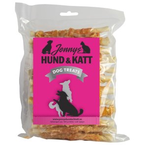 Petcare Private Label PL Treateaters Twisted Chicken 350g tuggpinnar hundtugg kyckling råhud torkad kycklingfile tvistade pinnar