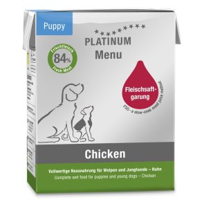 Platinum Menu Puppy Chicken 375g hundfoder valpfoder kyckling