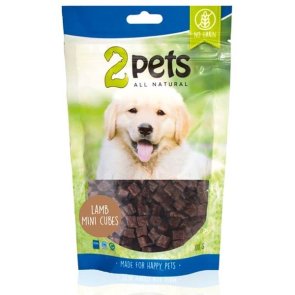 hundgodis 2pets minikuber lamm lamb cubes hundsnacks belöningsgodis mumsigt godis hund lamm