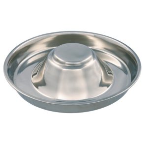 matbar rostfri valpbar valpmatbar stål silver plåt hundmatskål hundskål valpskål trixie 1,4l 29 cm 4l 38 cm