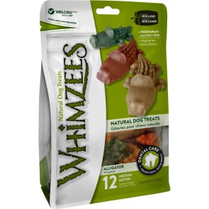 Whimzees Alligator M, 12 stk, 360g